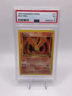 Moltres 27/62 Fossil Regular for sale online - Image 1