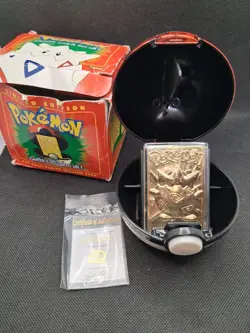 Pokemon 23K Gold Plated Togepi Trading Cards Burger King - Image 1