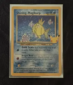 Pokemon TCG Shining Magikarp Card 66/64 Celebrations 25th Anniversary Edition - Image 1