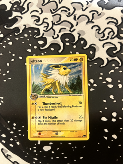 Jolteon 3/17 Pop Series 3 Holo Rare Promo 2006 Vintage Pokemon TCG Card - Image 1