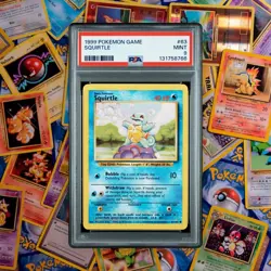 1999 Pokemon Game Squirtle #63 PSA 9 Mint Rare Vintage TCG Card - Image 1