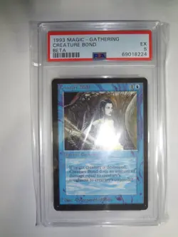 MTG MAGIC THE GATHERING CARD ORIGINAL BETA BLUE CREATURE BOND PSA GRADED 5 EX EN - Image 1