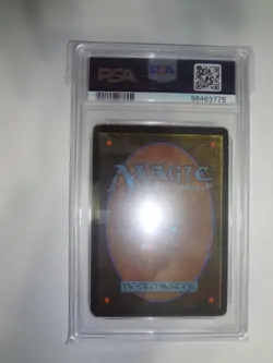 MTG MAGIC THE GATHERING CARD ORIGINAL BETA BLACK UNHOLY STRENGTH PSA GRADED 4 VG - Image 2
