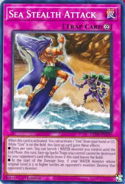 Sea Stealth Attack LED9-EN030 Yu-Gi-Oh! Card Near Mint 1st Edition - Image 1