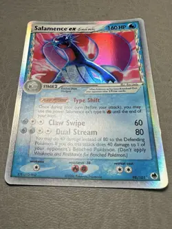 Salamence Ex Delta species 2006 EX 98/101 Holo Pokemon TCG Card Rare - Image 2