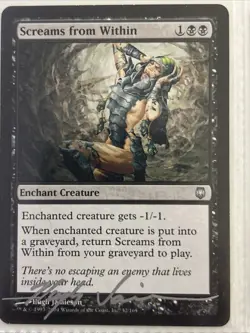 MTG-J1 Mixed Lot Of 9 Signed Magic The Gathering Cards (MTG) - Image 3
