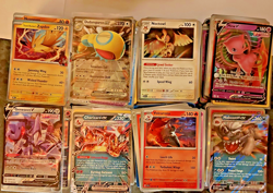 Massive 750 Pokemon Card Lot - Over 100 Foils, Rares, V's, EX's, Promos - Image 3
