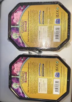 POKEMON BLISSEY & GARDEVOIR TINS: 3 packs per tin, 10 cards per pack, + promos - Image 2