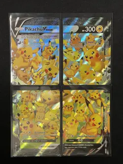 Pikachu V-Union [Set of 4] SWSH: Sword & Shield Promo Cards Holo NM - Image 1
