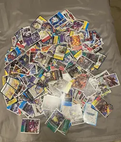 Huge Lot 300+ Digimon Card Game Collection Cards - Image 1