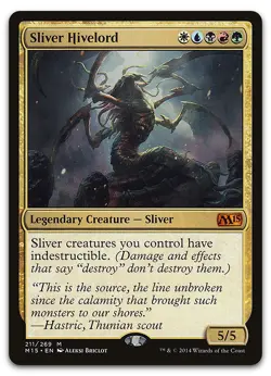 Sliver Hivelord #211 (NM) Magic 2015 M15 Magic MTG - Image 1