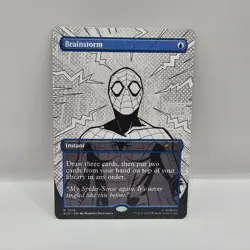 Brainstorm NM #7016 Regular (Colors) MTG Secret Lair x Marvel’s Spider-Man - Image 1