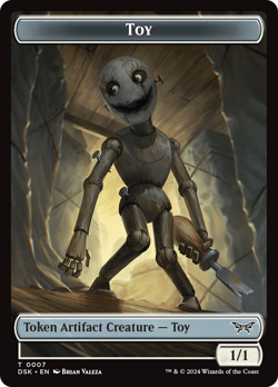 TOY TOKEN (#07) x4 mtg NM Duskmourn: House of Horror - Image 1
