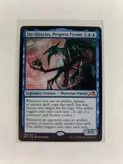 Jin-Gitaxias, Progress Tyrant Kamigawa Neon Dynasty MTG NM pack fresh edh - Image 1