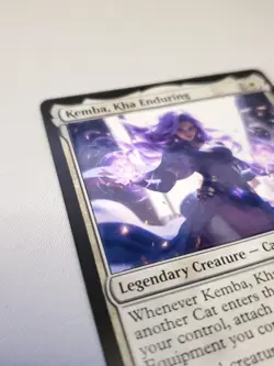 ALTERED - Kemba, Kha Enduring Phyrexia: - WAIFU Layered with vinyl - Image 4