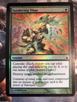 1x Foil Sundering Vitae Ravnica: City of Guilds MTG Magic the Gathering x1 MKE - Image 1