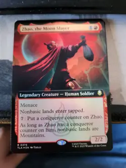 MtG - Zhao, the Moon Slayer x1 - (Extended Art FOIL) Avatar: The Last Airbender - Image 1