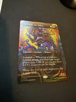 Encyclopedia Of Magic Secret Lair, Ob Nixilis, the Fallen - HALO FOIL - Image 4