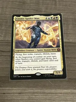 MTG Cosmic Spider-Man, NM-Mint, English Marvel's Spider-Man Mythic - Image 1