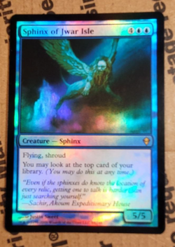 MTG - Sphinx of Jwar Isle * FOIL * Zendikar 2009 Magic The Gathering - Image 1