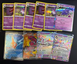 Pokemon 10-Card Lot - 6 Gengar Reverse/Holo + 4 EX - Image 1