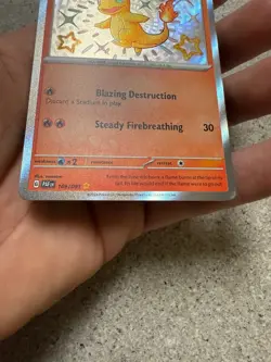 Pokemon TCG Paldean Fates Charmander 109/091 Holo Shiny Rar. NM PACK FRESH - Image 3