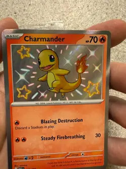 Pokemon TCG Paldean Fates Charmander 109/091 Holo Shiny Rar. NM PACK FRESH - Image 4