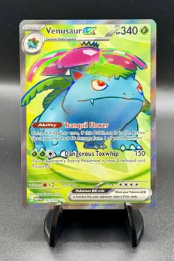 Pokemon TCG Venusaur EX 182/165 Scarlet And Violet 151 Full Art - Image 1