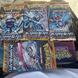 4x Pokemon Black & White Plasma Blast Booster Packs Art Set Sealed Brand New - Image 1