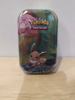 Pokemon TCG Kanto Friends Mini Tins (2 Packs) - Eevee/Chancy - Brand New/Sealed - Image 1