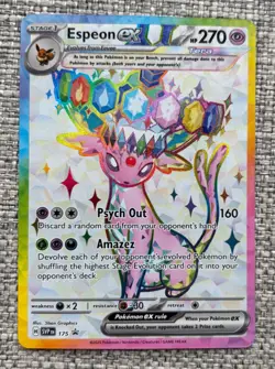 Pokemon TCG Umbreon Ex Espeon Ex Svp 175 176 Promo Pair NM Prismatic Evolution - Image 4