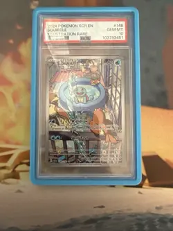 2024 Pokemon Scr En Squirtle Illustration Rare PSA 10 - Image 1