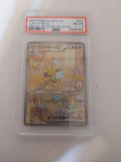 2023 Pokemon Mew en Special Illustration Rare #201 Alakazam EX PSA 8 Mint - Image 2