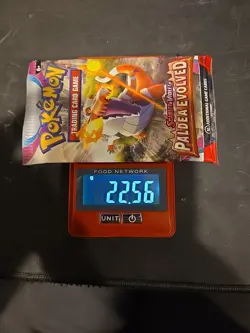 Heavy 22.56g Pokemon Sealed Paldea Evolved Booster Pack - Image 1