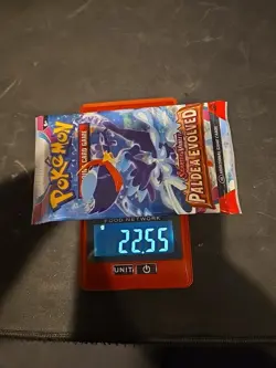 Heavy 22.55g Pokemon Sealed Paldea Evolved Booster Pack - Image 1