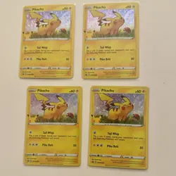 4x Pikachu Rare Holo SWSH039 Pokemon General Mills Promo - PACK FRESH SEE PICS!! - Image 1