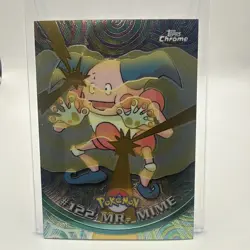 2000 Topps Chrome Mr. Mime Pokemon TV Spectra Refractor Great Condition #122 - Image 1
