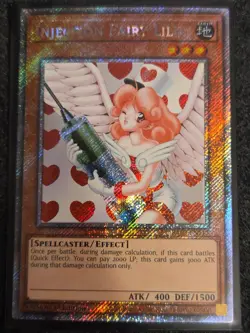 Yugioh! Injection Fairy Lily Platinum Secret Rare RA03-EN117 NM - Image 1