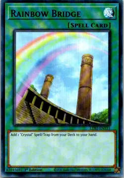 Rainbow Bridge (Purple) LDS1-EN111 Yu-Gi-Oh! Near Mint 1st Edition - Image 1