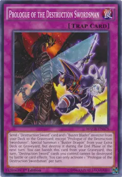 Yugioh! LP Prologue of the Destruction Swordsman - MACR-EN075 - Common - 1st Edi - Image 1