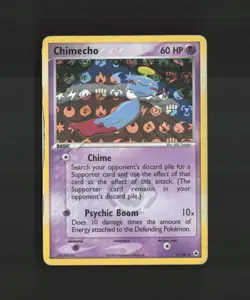 Chimecho 17/101 EX Hidden Legends Reverse Holo Rare Pokemon Card DMG - Image 1