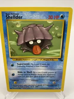 Shellder 54/62 Fossil Unlimited Common Pokemon Card - Image 1