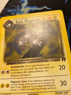Dark Magneton 28/82 Rare Team Rocket - WOTC Pokemon Card LP - - Image 4