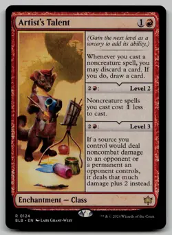 Artist's Talent R Bloomburrow 124 NM - Image 1