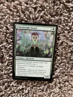 Pollenbright Druid War of the Spark Magic The Gathering #173 Foil Common - Image 1
