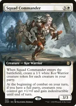 Squad Commander (Extended) [Zendikar Rising Extended Art] Magic MTG - Image 1