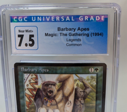 MTG - Legends - Barbary Apes - Graded 7.5 - Vintage - Image 3