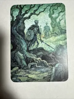 Sorcery Contested Realm Gothic Foil Skeleton Token Promo Preorder. - Image 2