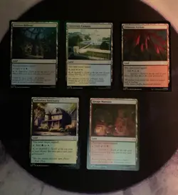 MTG * Surveil Lands (Allied Colors) Spider-Man * 1X Each Color * NM - Image 1