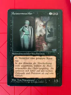 German Meistermeuchler (Royal Assassin) MTG Collector Card - Image 1